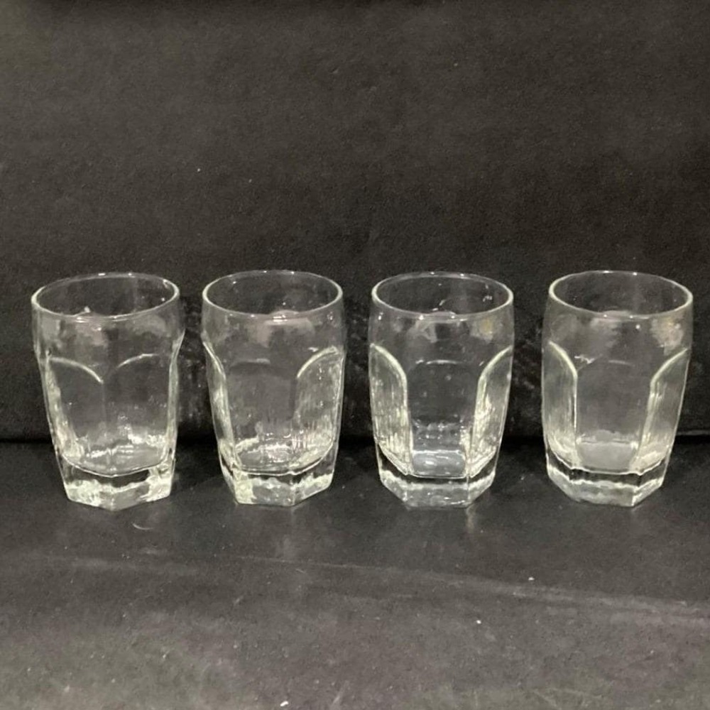 Libbey Chivalry Juice Glasses #2488, Set of 4, Textured Clear Tumbler, Drinkware - Picture 9 of 11